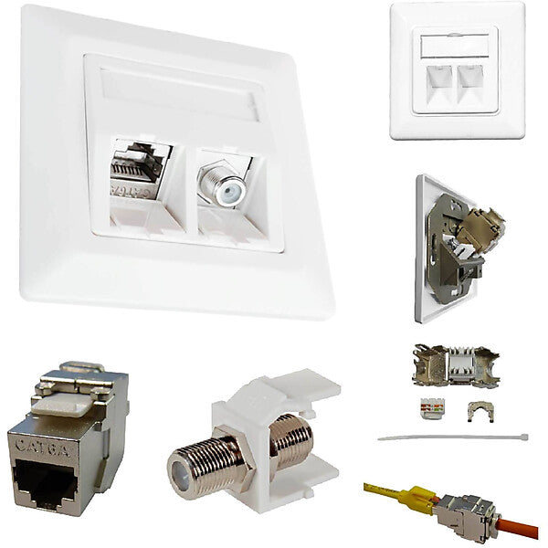 KATHREIN RJ45 Netzwerkdose Cat6A Kombi ESN 300